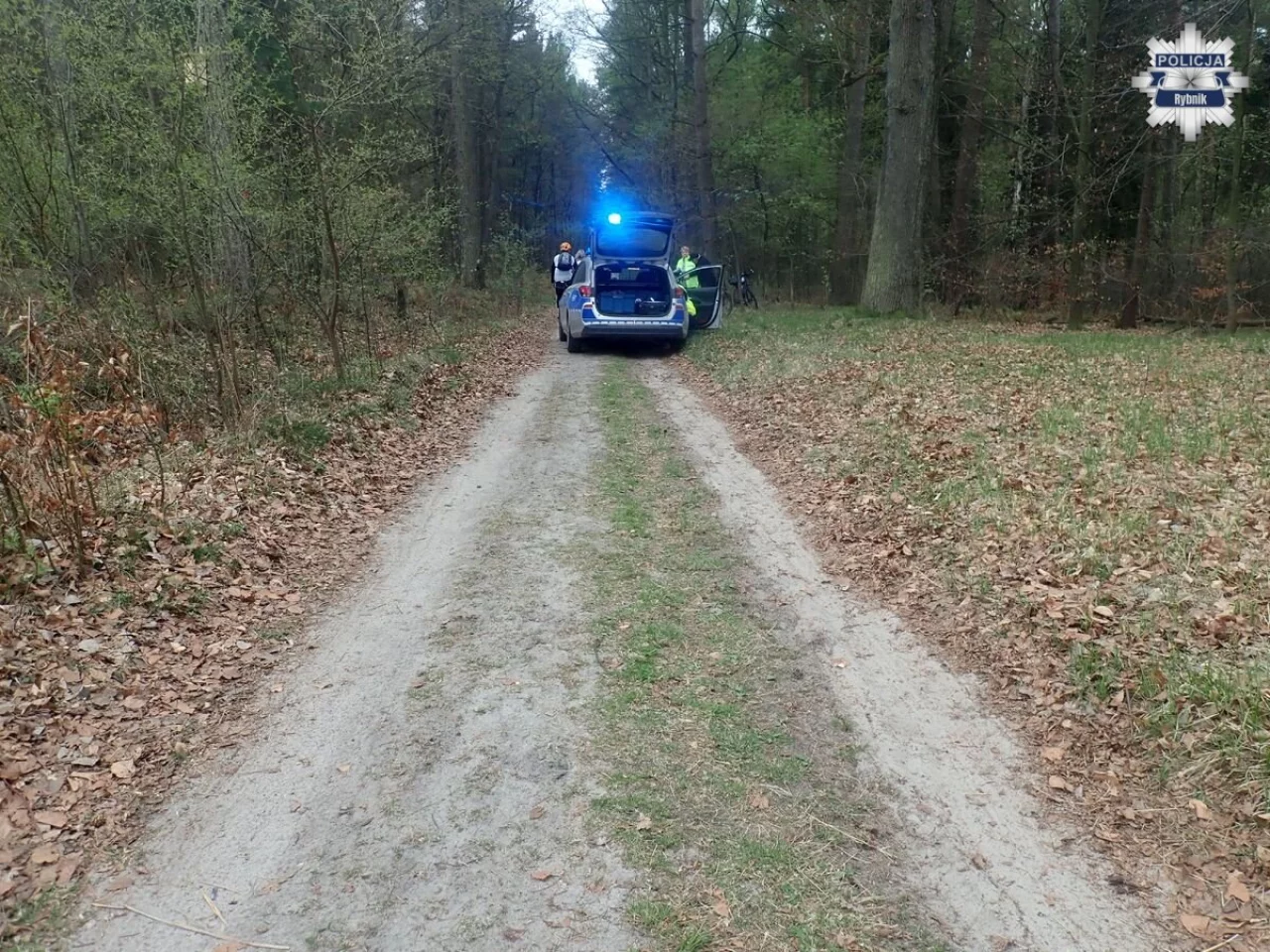 Czołowe zderzenie rowerzystek w Zwonowicach / fot.: KPP Rybnik