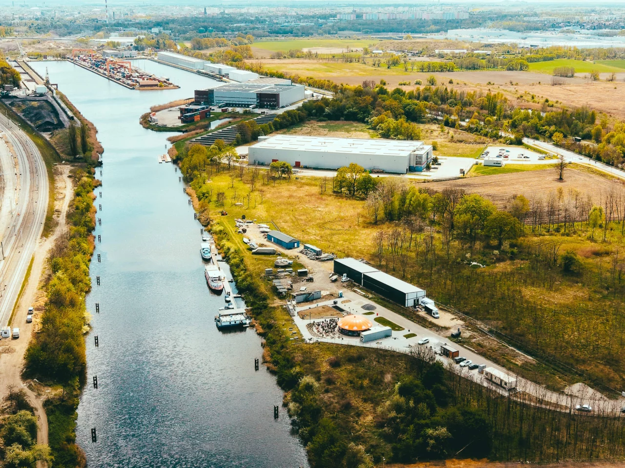 Nowy teren rekreacyjny przy Marinie Gliwice / fot.: Mosquidron / UM Gliwice