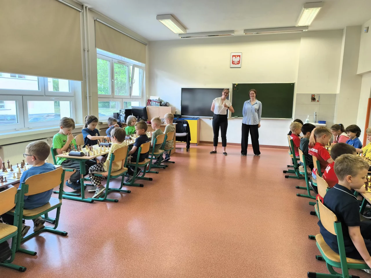 Dzień Dziecka przy szachownicy - w Gliwicach zagrało 182 młodych szachistów / fot.: organizator