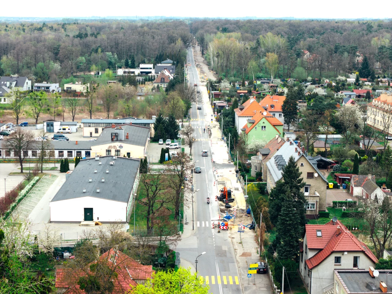 Strzelców Bytomskich w Gliwicach: powstaje ścieżka rowerowa / fot.: UM Gliwice